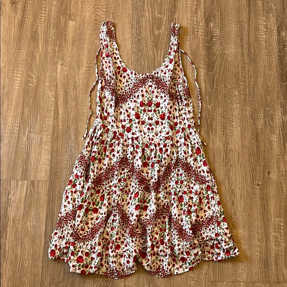 H&M Rose Print Sun Dress